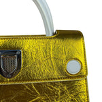 Christian Dior Diorever Metallic Gold Small 2Way Handbag