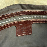 Fendi FF Canvas Baguette