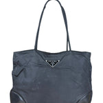 Prada Nylon & Leather Zip Tote