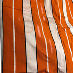 Christian Dior White/Orange Stripped Skirt