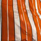 Christian Dior White/Orange Stripped Skirt