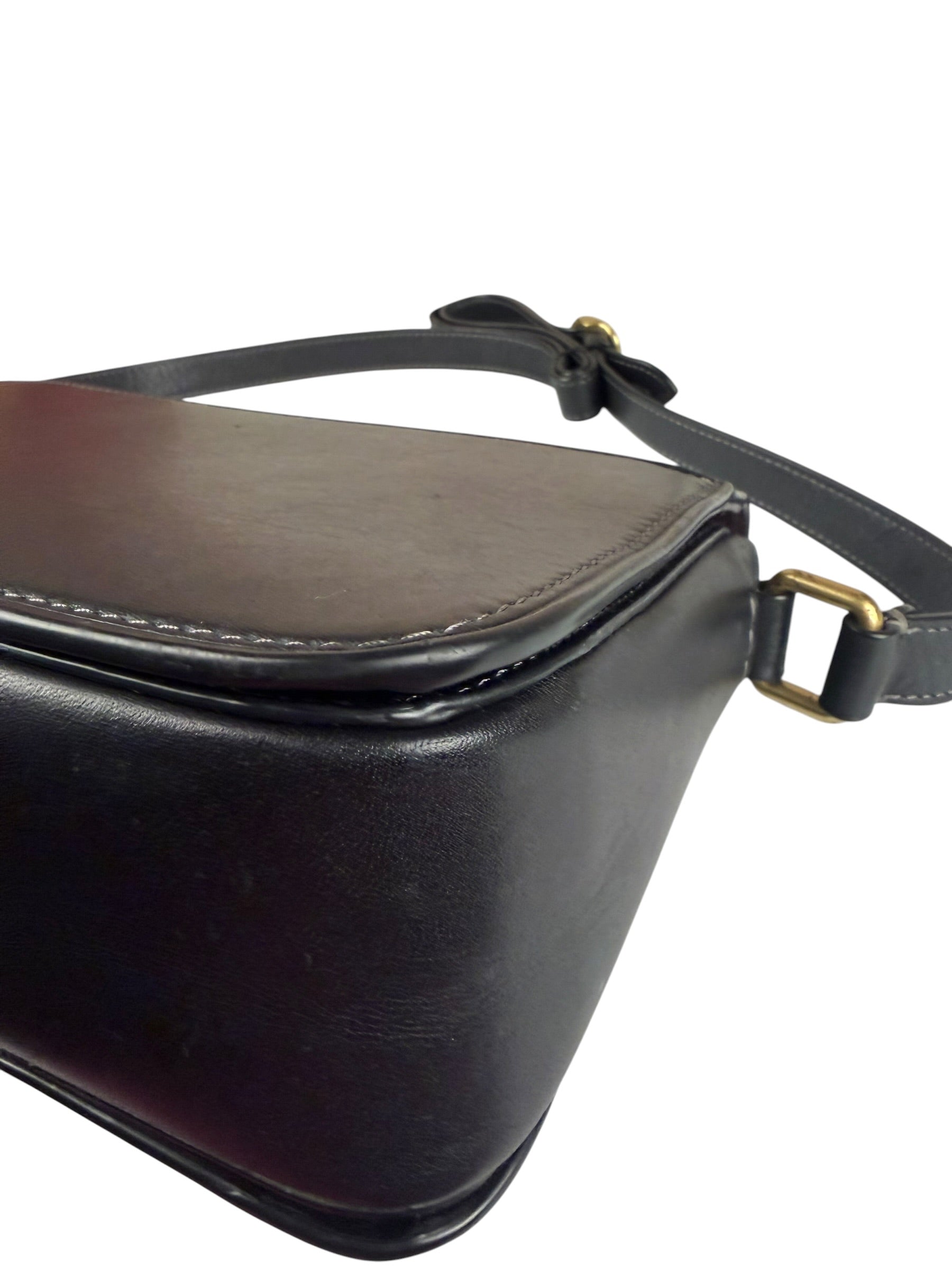 Coach Black Leather Studio Shoulder Bag