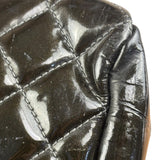 Chanel Metallic Gold Patent Leather Just Medemoiselle Bowling Bag 2011