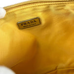 Prada Vintage Nylon Yellow Pochette