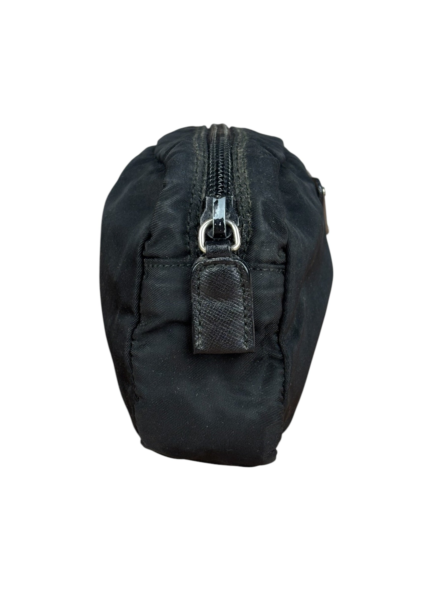 Prada Black Nylon Mini Travel Pouch