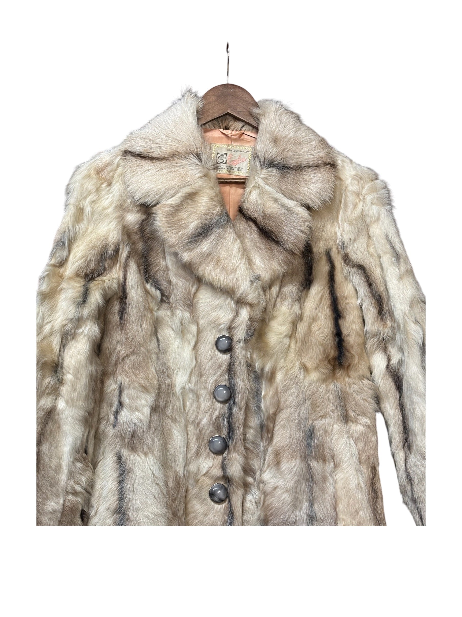 Emba Vintage Mink Fur Long Coat