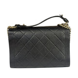 Chanel Black Leather Paris-Cuba Click Flap Bag 2017