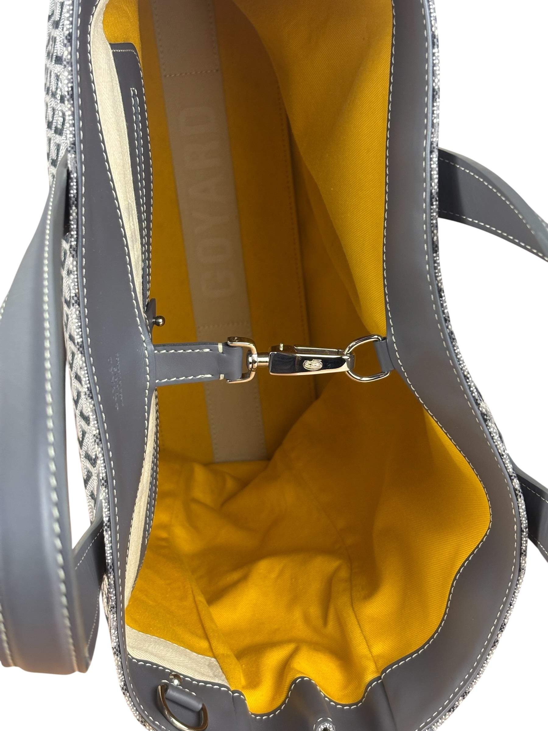 Goyard Grey Canvas Voltaire 2Way Tote
