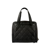 Chanel Black Leather Wild Stitch Tote Bag 2002