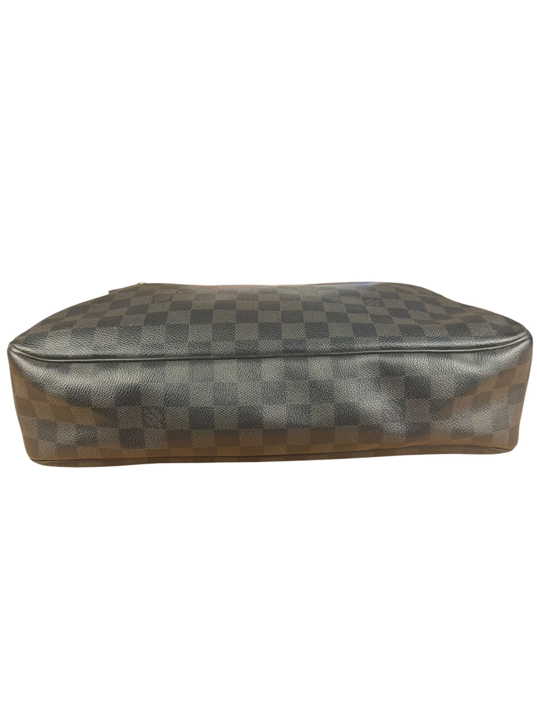 Louis Vuitton Leather Daniel Damier Graphite Messenger Bag