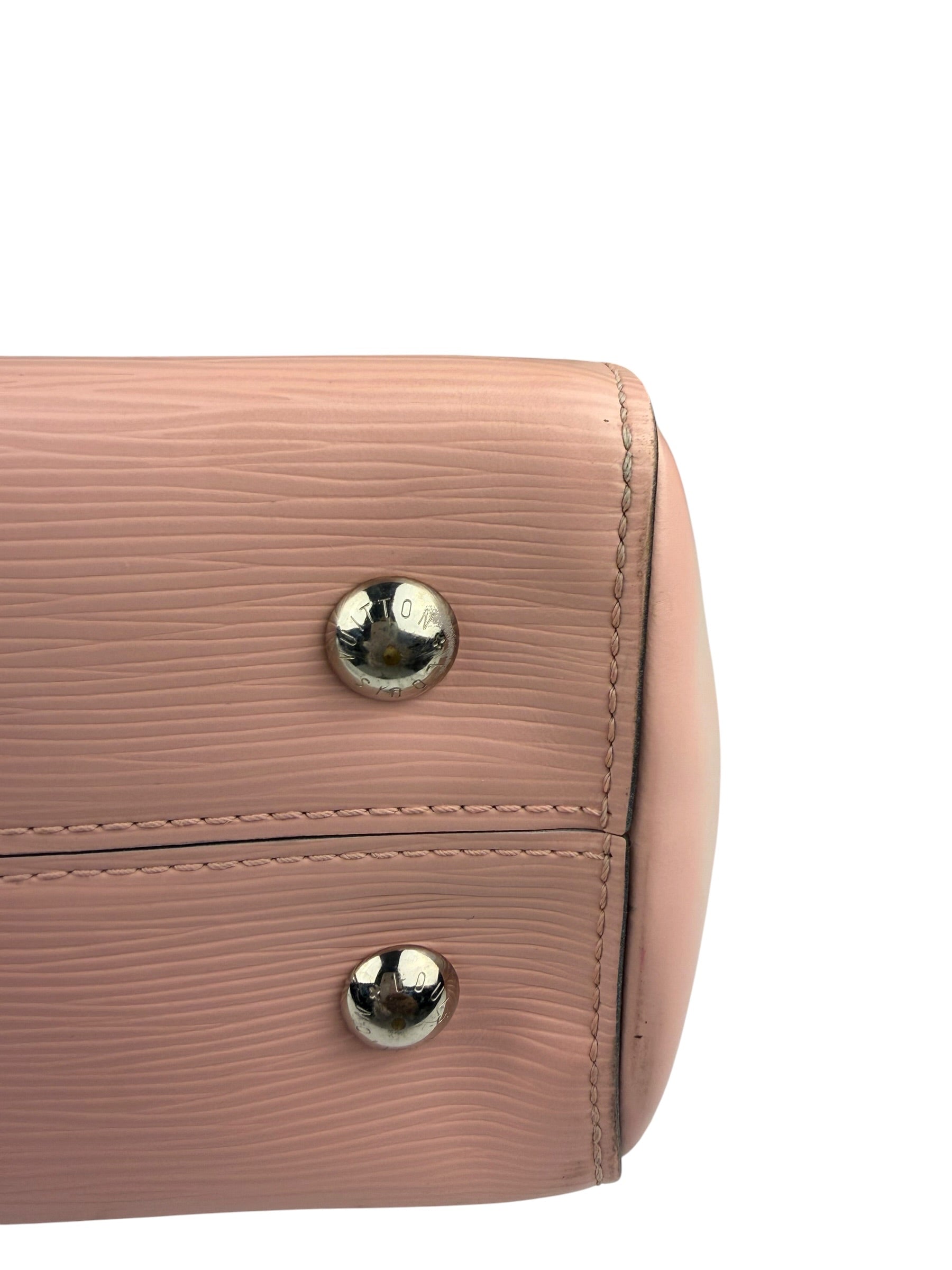 Louis Vuitton Nude Pink Epi Leather Cluny Rose Ballerine Hand Bag