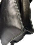 Chanel Vintage Metallic Bronze Lambskin Logo Messenger Bag 1997