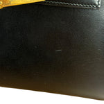 Hermes Black Mini Kelly 20 Box Calf 1991