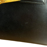 Hermes Black Mini Kelly 20 Box Calf 1991