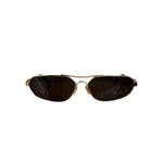 Balenciaga BB0227S Sunglasses Gold Toned Metal Frame