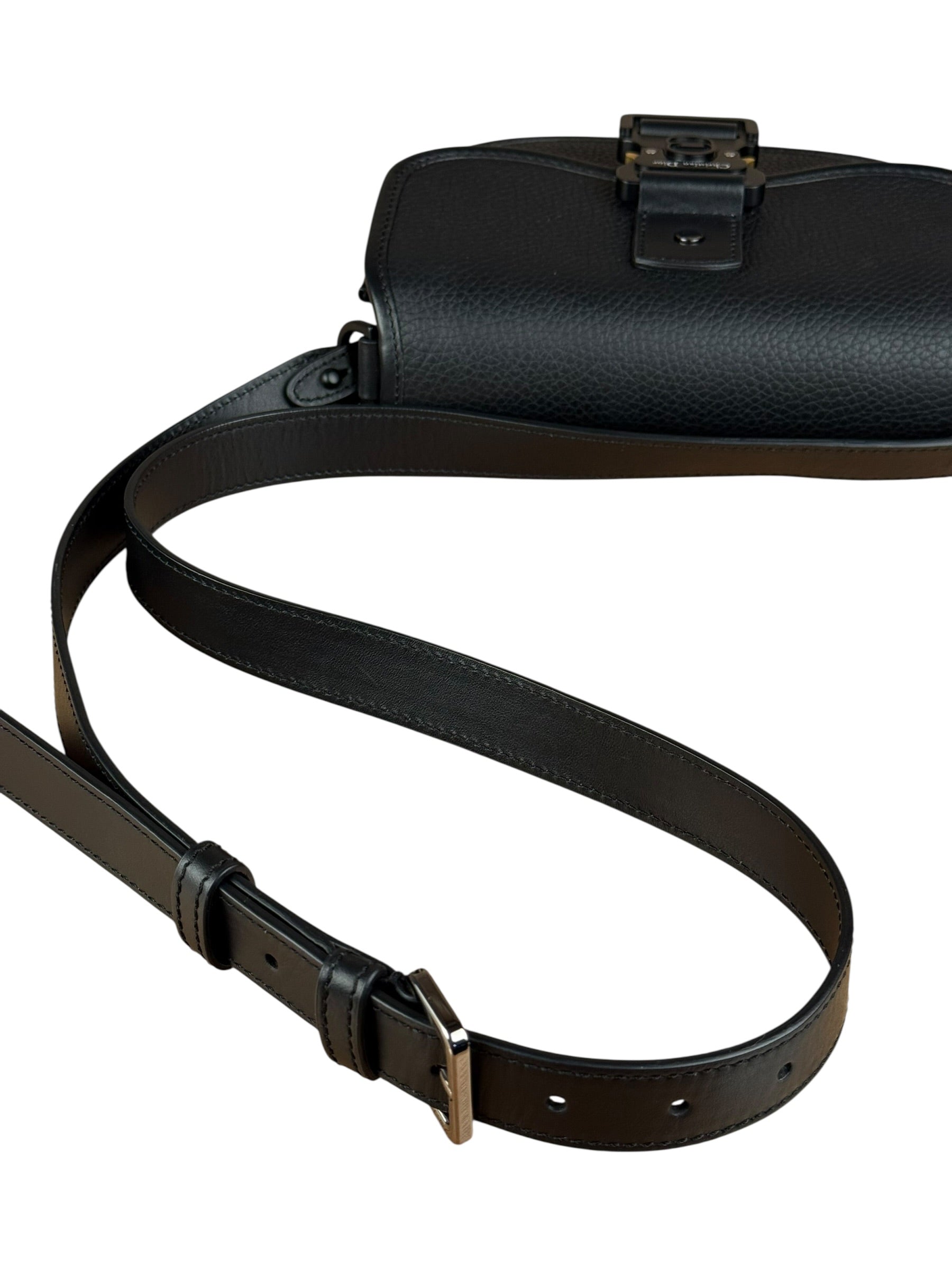 Christian Dior Black Leather Gallup Mini Shoulder Bag