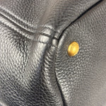 Prada Black Leather Vitello Daino 2Way Handbag