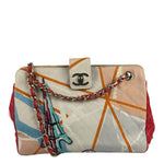 Chanel Map of Paris Quilted Print CC Chain Handbag 2005