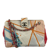 Chanel Map of Paris Quilted Print CC Chain Handbag 2005
