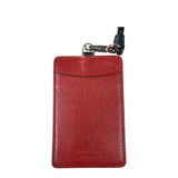 Salvatore Ferragamo Bicolor Leather Lanyard ID Badge