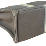 Hermes Grey Canvas Fourre Tout GM