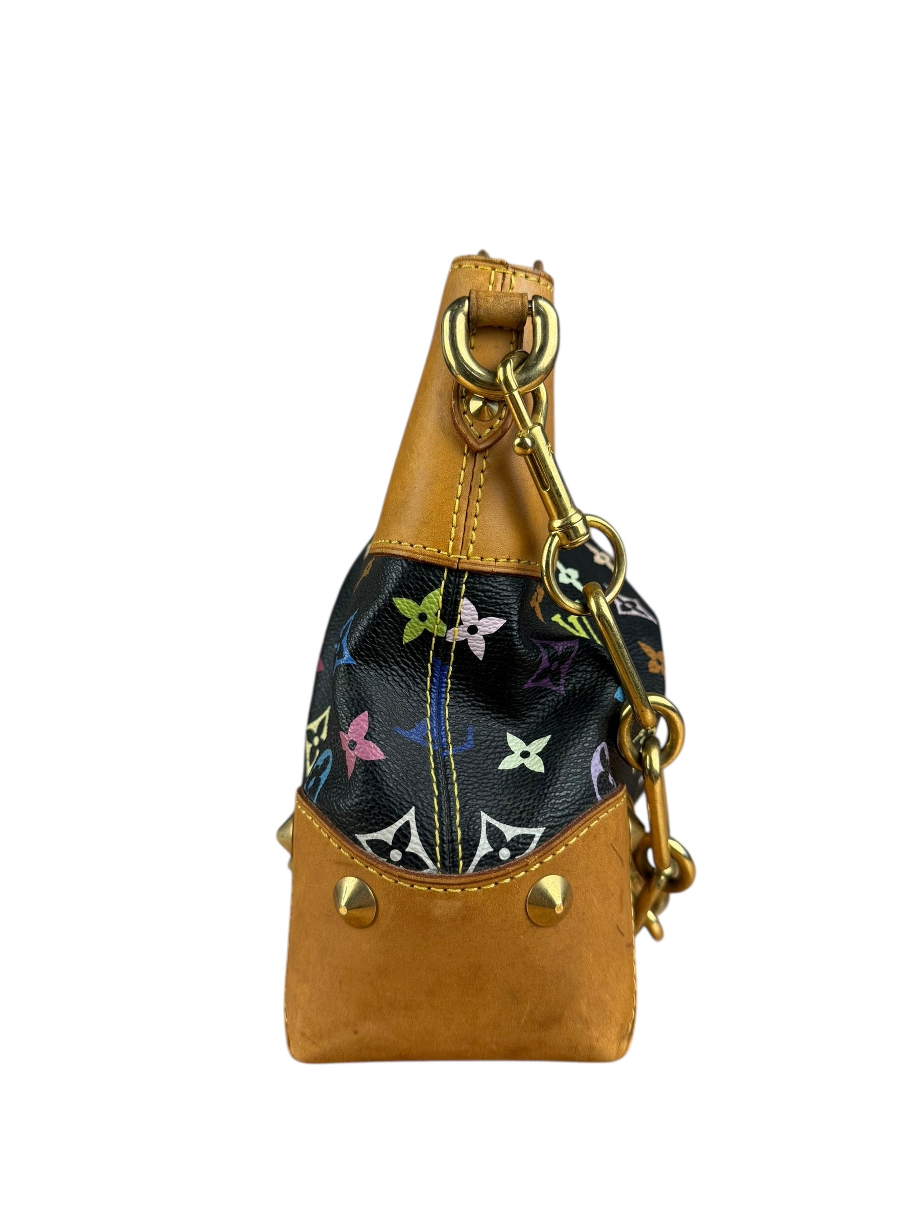 Louis Vuitton Black Murakami Judy MM Handbag