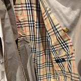 Burberry Long Button-Up Trench Coat