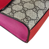 Gucci Padlock Medium Leather Chain Shoulder Bag Beige/Red/Pink