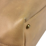 Chanel Turnlock CC Tan Leather Tote 2002