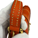 Gucci Orange Leather Snaffle Shoulder Bag