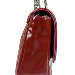 Chanel Burgundy Patent Leather Mademoiselle Bijoux Chain Flap Bag 2008