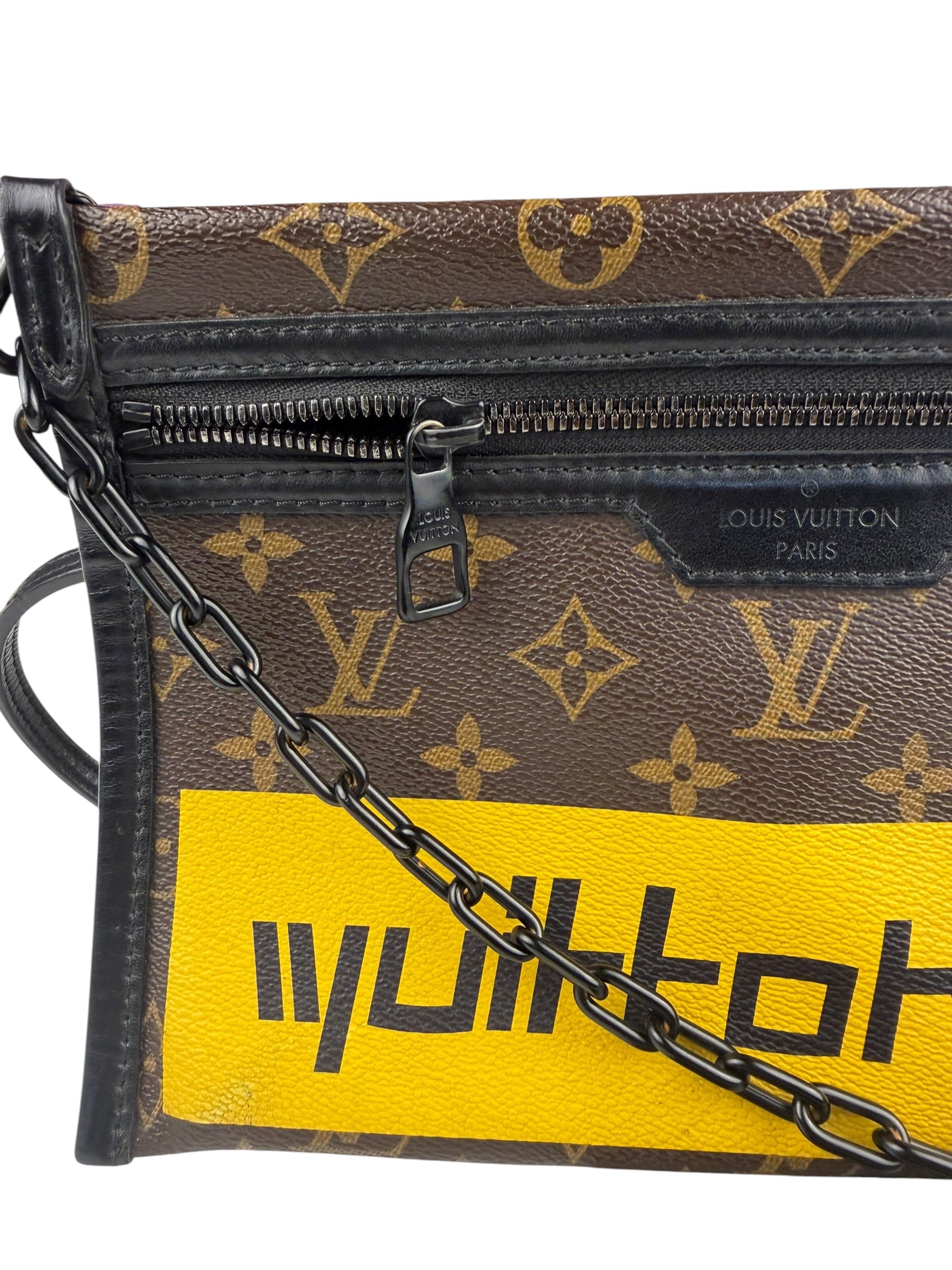 Louis Vuitton Limited Edition Flat Messenger Bag