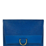 Louis Vuitton Blue Epi Jena Clutch