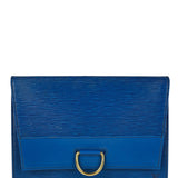 Louis Vuitton Blue Epi Jena Clutch