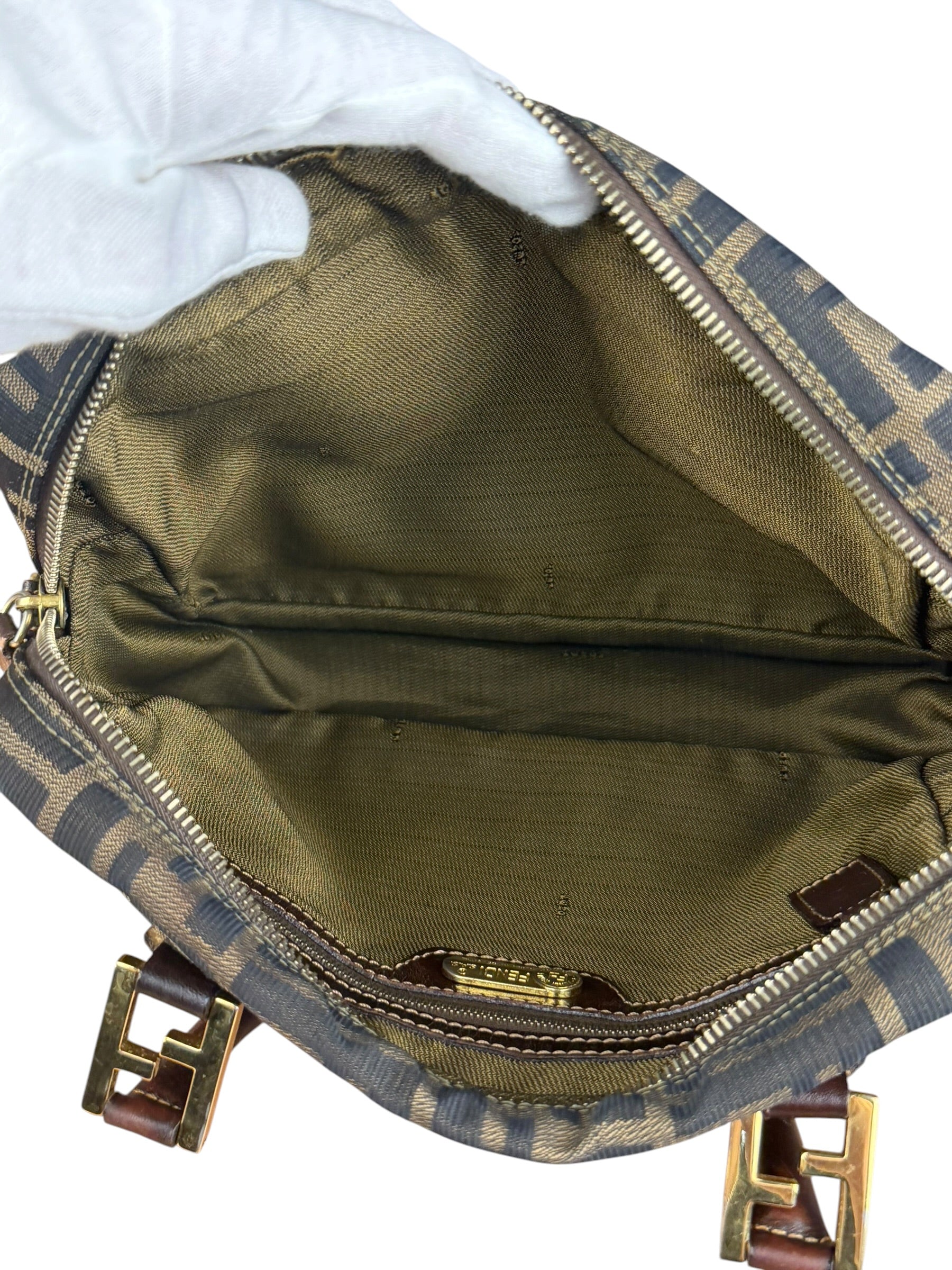Fendi FF Vintage Zucca Mini Top Handle Bag