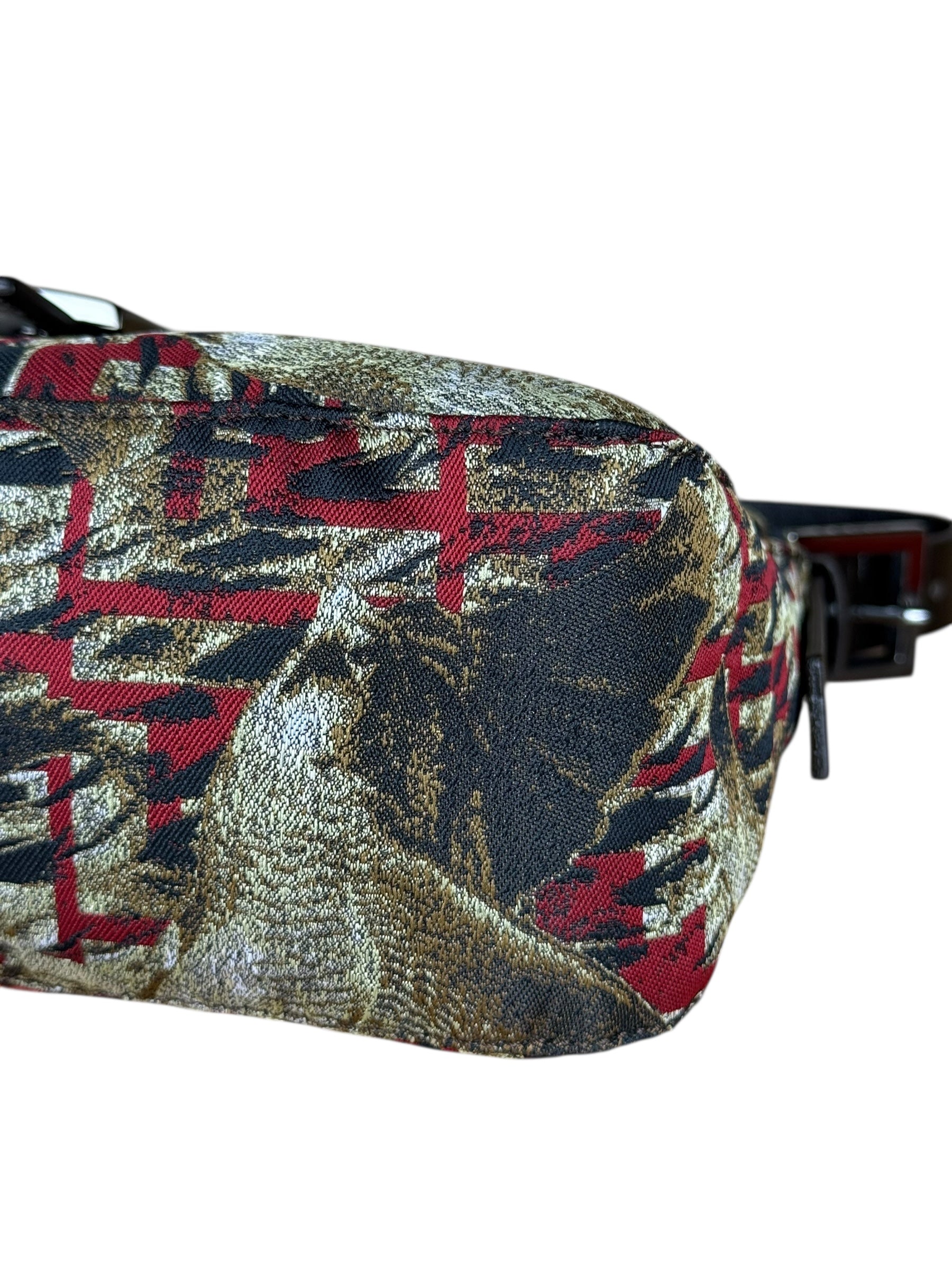 Fendi FF Bird Print Baguette