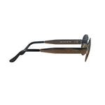 Chanel Vintage Silver Round Frame Sunglasses