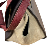 Celine Colorblock Leather/Suede Two-Way Bag