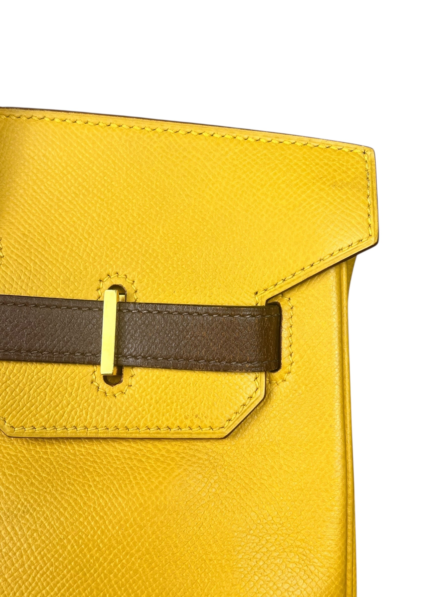 Hermes Birkin 35 Cushvel Havana x Jaune