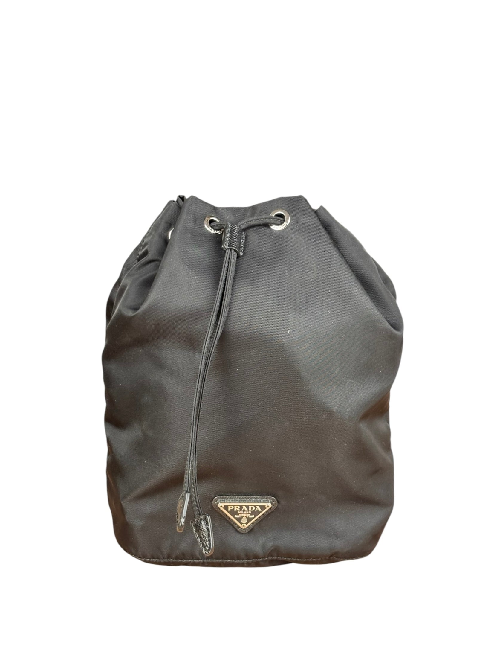 Prada Black Tessuto Nylon Pouch