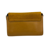 Chloe Mustard Yellow Leather/Suede Faye Bag