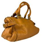Chloe Tan Brown Leather Paddington Shoulder Bag