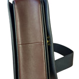 Celine Navy Blue/Burgundy Medium Frame Shoulder Bag