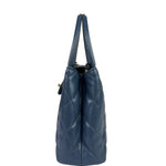 Chanel Blue Quilted Calfskin Nano Kelly Shopper Two-Way Bag 2023