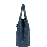 Chanel Blue Quilted Calfskin Nano Kelly Shopper Two-Way Bag 2023