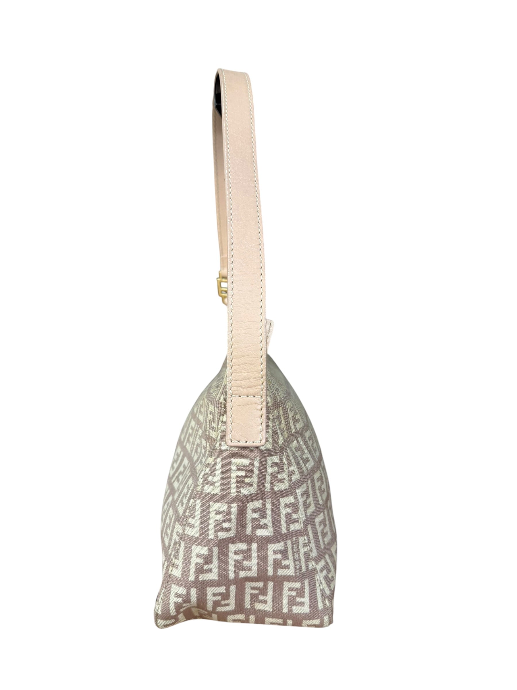 Fendi Vintage FF Beige Pochette