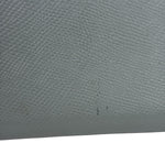 Celine Grey Leather Long Zip Around Wallet