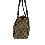 Gucci GG Canvas Top Handle Mini Boston Handbag