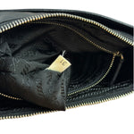 Prada Black Leather Trim/Tessuto Nylon  Shoulder Bag