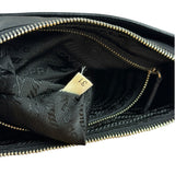 Prada Black Leather Trim/Tessuto Nylon  Shoulder Bag